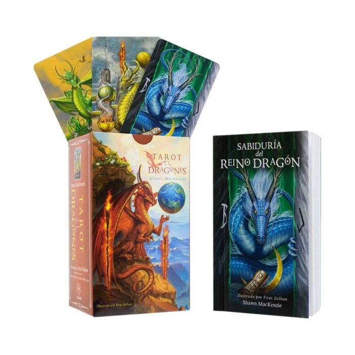 Oraculo Mazo Cartas Tarot De Dragones Libro Manual Español