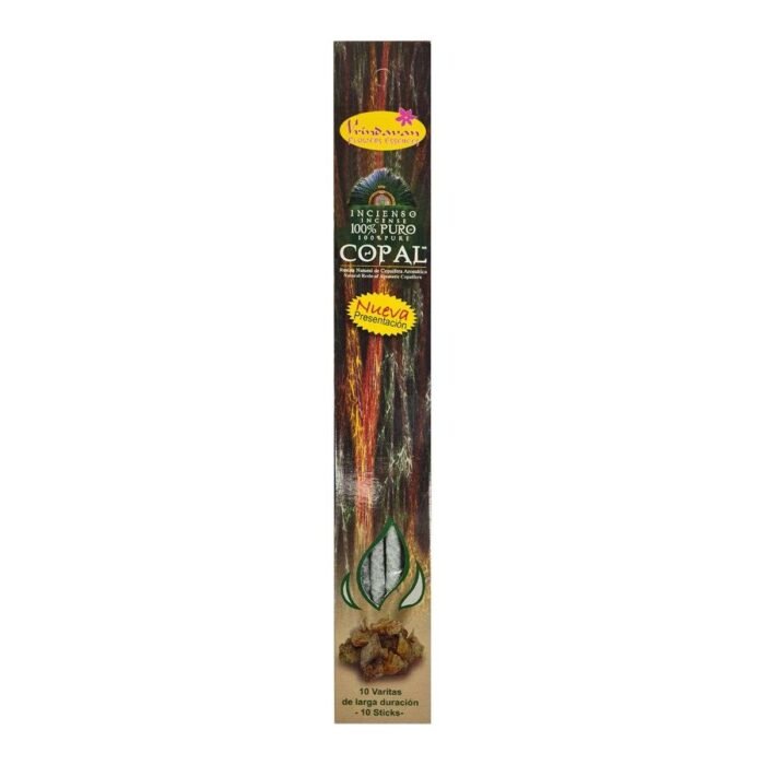 Caja De Incienso 100% Copal Natural Artesanal 10 Varitas