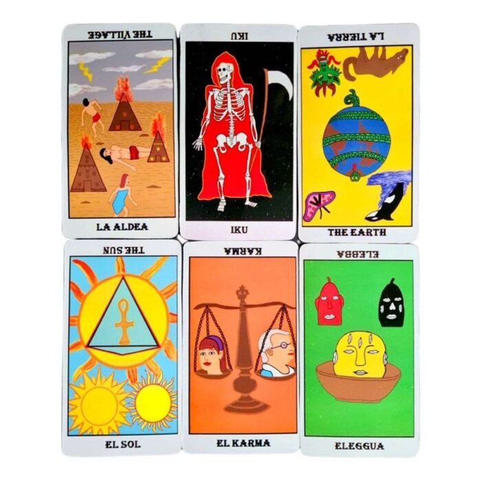 Tarot Santero Original Plastificado 24 Cartas+libro Manual