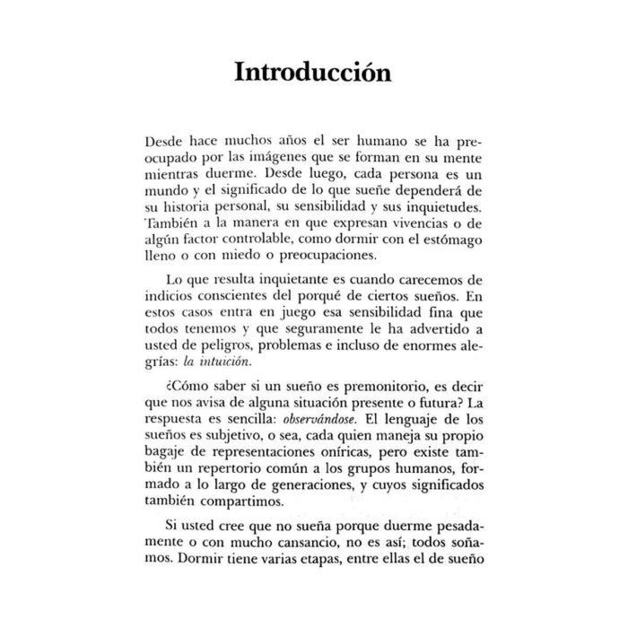 Significados De Los Sueños Libro Diccionario De Los Sueños