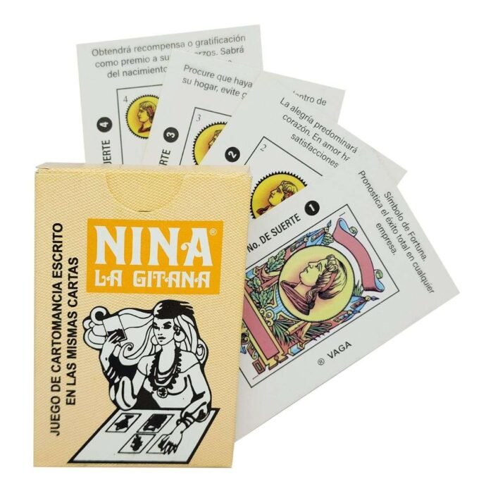 Cartas Nina La Gitana 40 Cartas Con Significados+instructivo