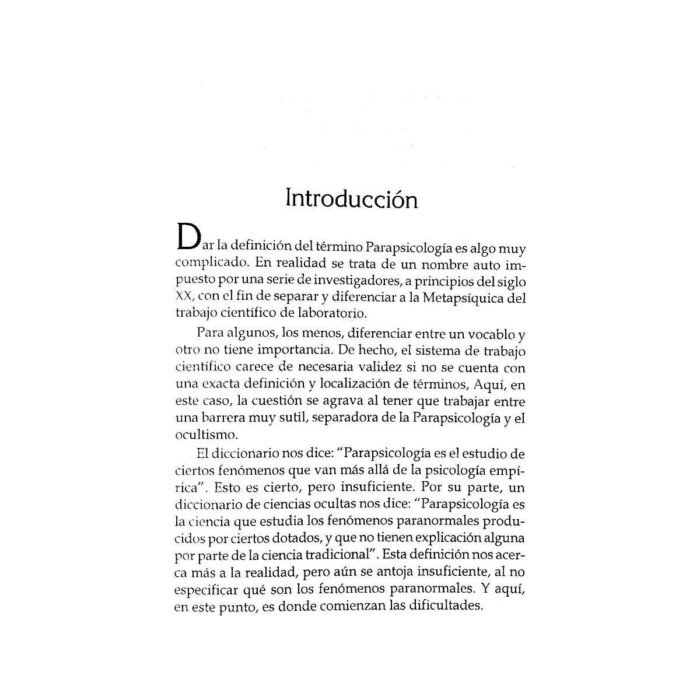 Parapsicología El Otro Conocimiento Estudio Mente Fantasmas