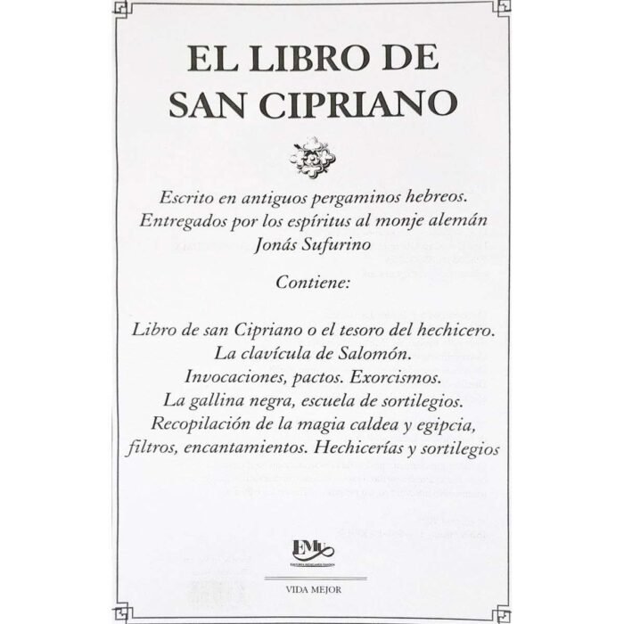 El Libro De San Cipriano