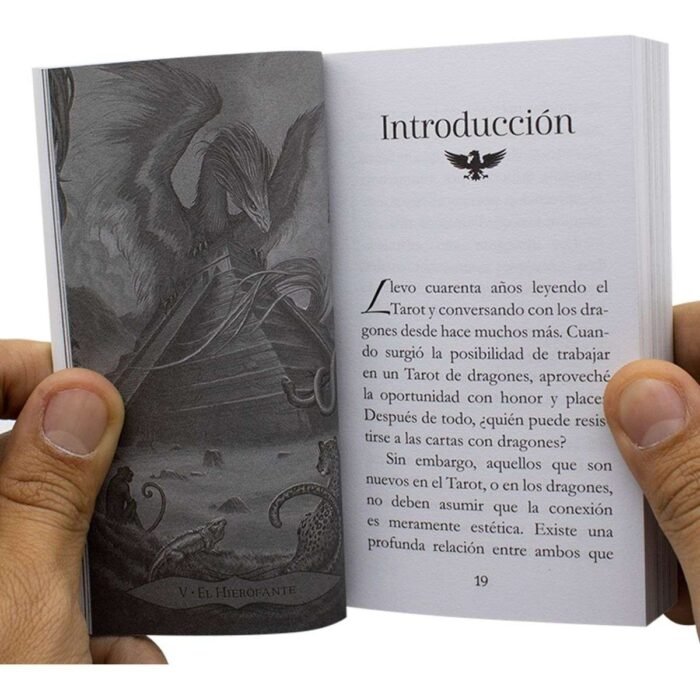 Oraculo Mazo Cartas Tarot De Dragones Libro Manual Español