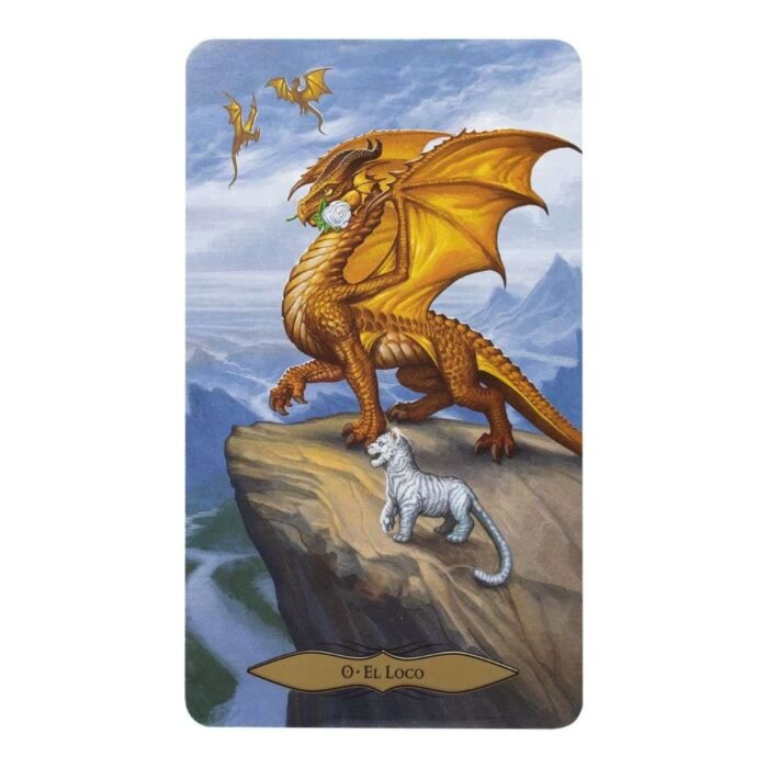 Oraculo Mazo Cartas Tarot De Dragones Libro Manual Español