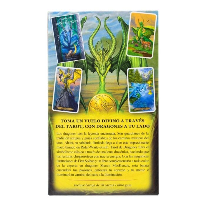 Oraculo Mazo Cartas Tarot De Dragones Libro Manual Español