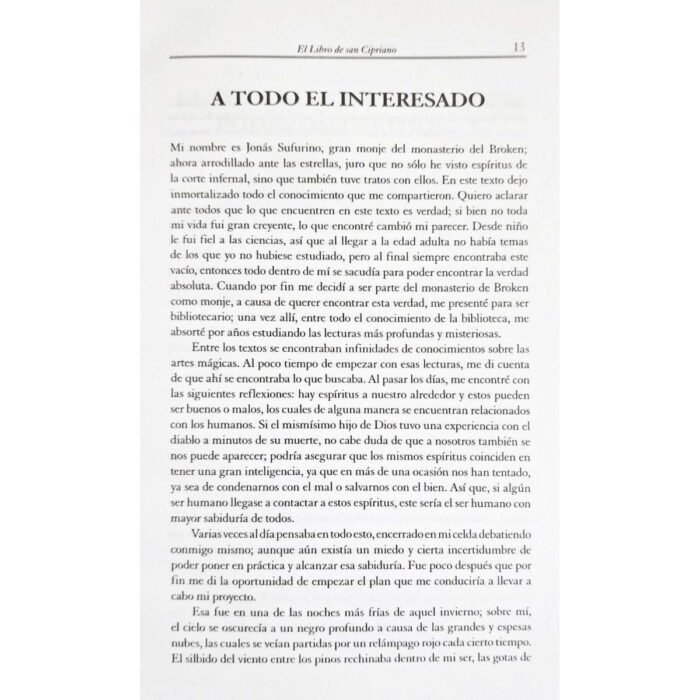 El Libro De San Cipriano