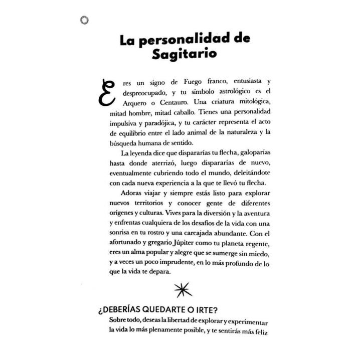 Sagitario Signos Zodiacal Libro De Astrología Compatibilidad