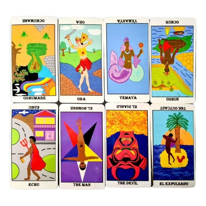 Tarot Santero Original Plastificado 24 Cartas+libro Manual