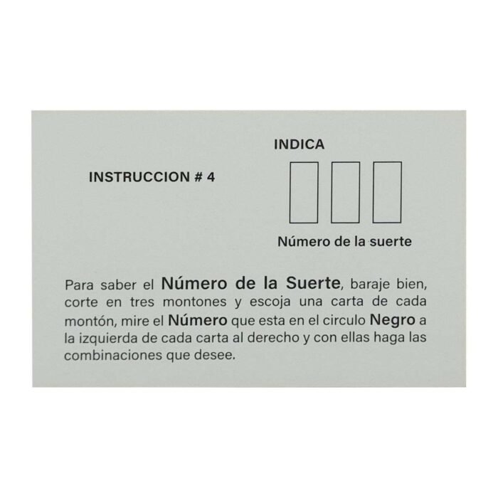 Cartas Nina La Gitana 40 Cartas Con Significados+instructivo