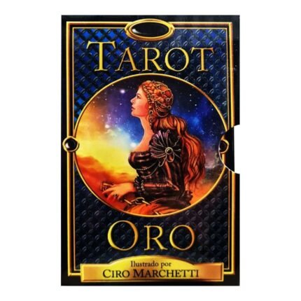 Cartas Tarot Oro Plastificado 78 Cartas + Instructivo Esp