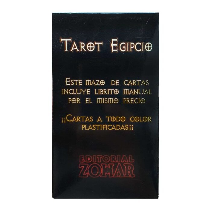 Tarot Egipcio Profesional Plastificado 78 Cartas+instructivo