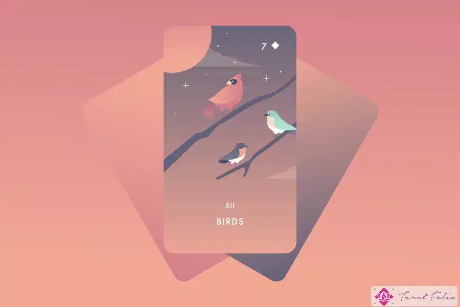 Significado y combinaciones de la carta Birds Lenormand
