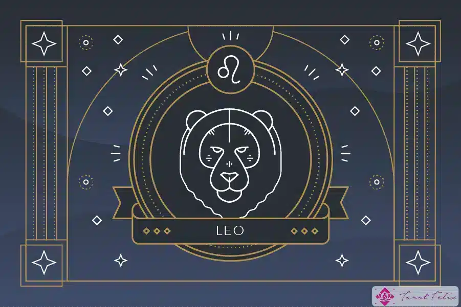 El símbolo del signo zodiacal Leo