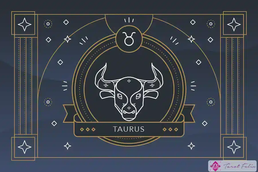 El símbolo del signo zodiacal Tauro