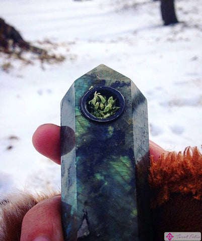 Crystal Pipes created by Jennifer Joseph of Natural Magicks