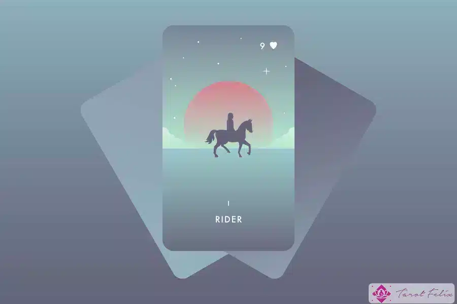 Significado y combinaciones de la carta del Jinete Lenormand