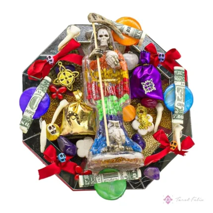 Semillero Abundancia Santa Muerte: Amuletos y Rituales de Protección | Tarot Felix