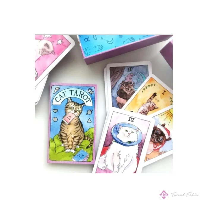 Tarot del Gato: Guía Completa + Cartas Rider y Ebook en Español