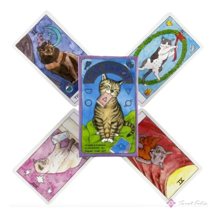 Tarot del Gato: Guía Completa + Cartas Rider y Ebook en Español