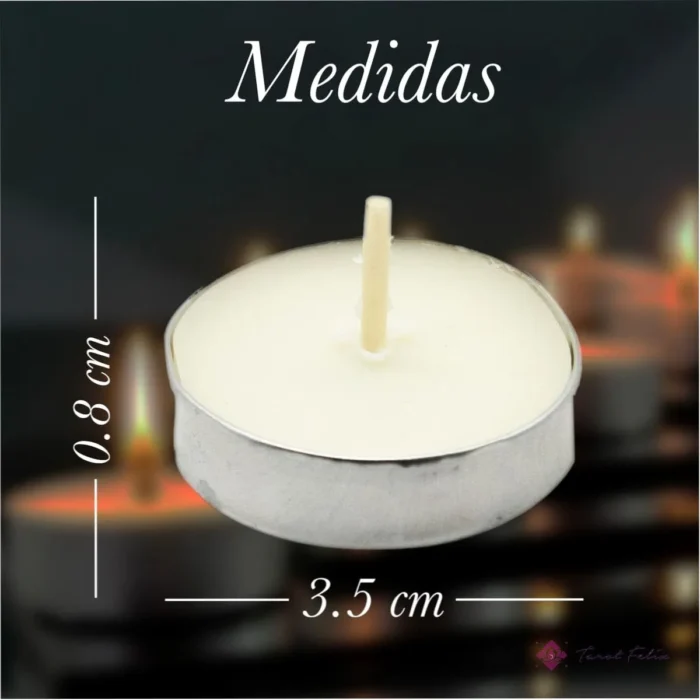 Pack de 50 Velas Tealights Flotantes Impermeables para Decoración Exterior