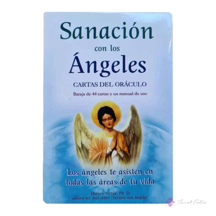 Tarot de Sanación Angelical: 44 Cartas Plastificadas + Manual Completo