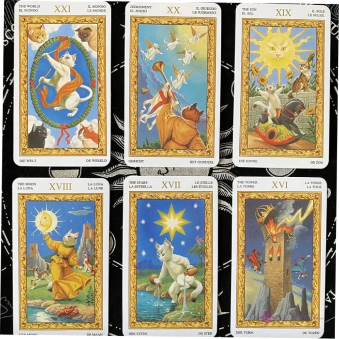 Tarot Gatos Blancos Rider en Español + eBook Gratis | Tarot Felix
