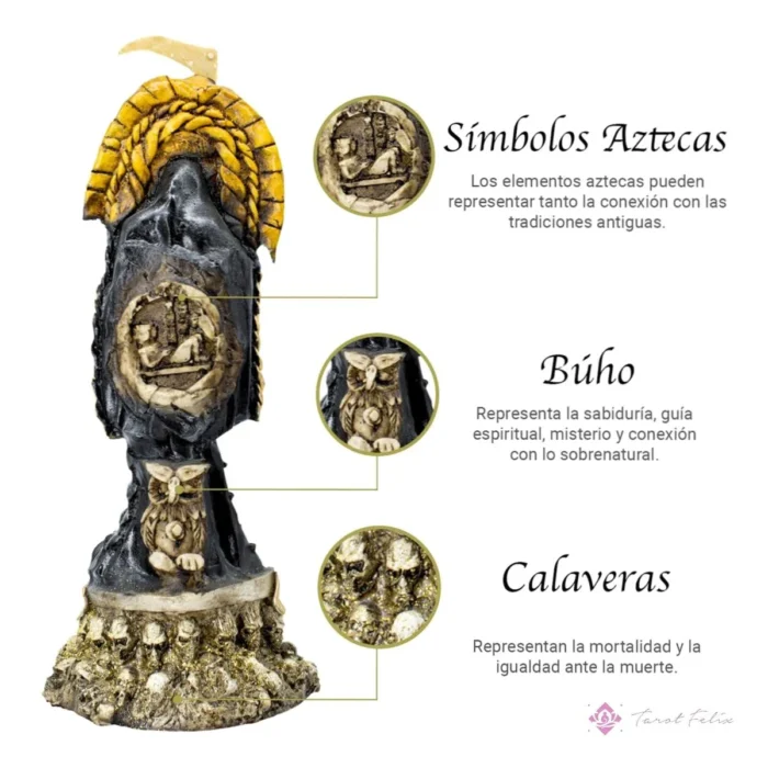 Santa Muerte Azteca y Magia Negra: Guía Completa + Libro de Rituales
