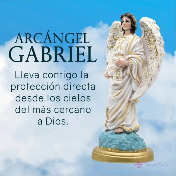 Estatua Arcángel Gabriel Mediana - Protector y Decoración Espiritual