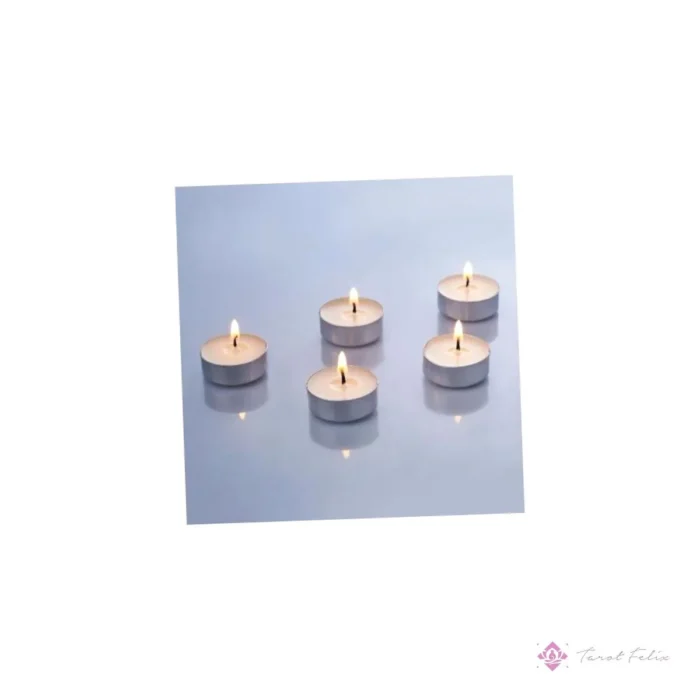 Pack de 50 Velas Tealights Flotantes Impermeables para Decoración Exterior