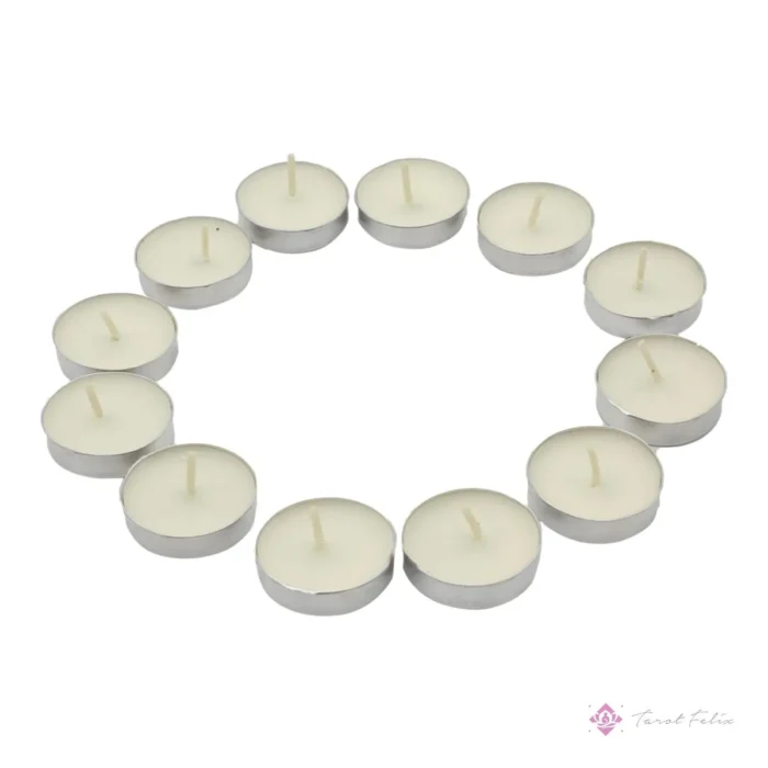 Pack de 50 Velas Tealights Flotantes Impermeables para Decoración Exterior