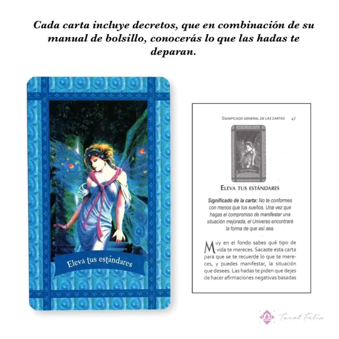 Tarot y Oráculo de Hadas: Guía Completa + Cartas Originales para Sanación