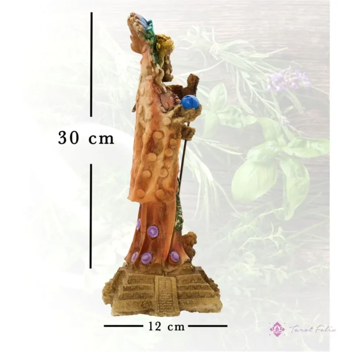 Estatua Santa Muerte Azteca Jaguar 30cm + Libro de Rituales - Protección Espiritual