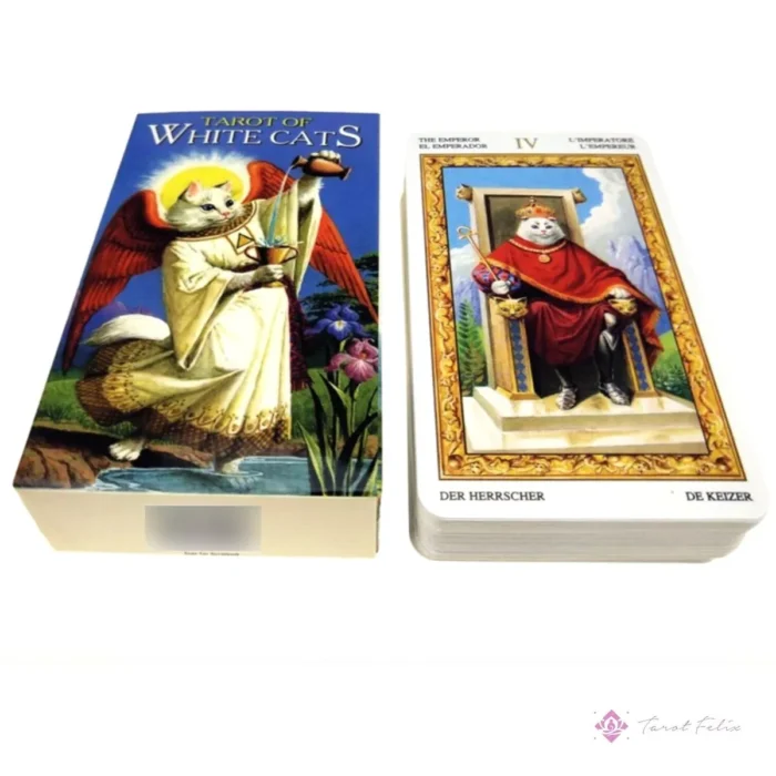 Tarot Gatos Blancos Rider en Español + eBook Gratis | Tarot Felix