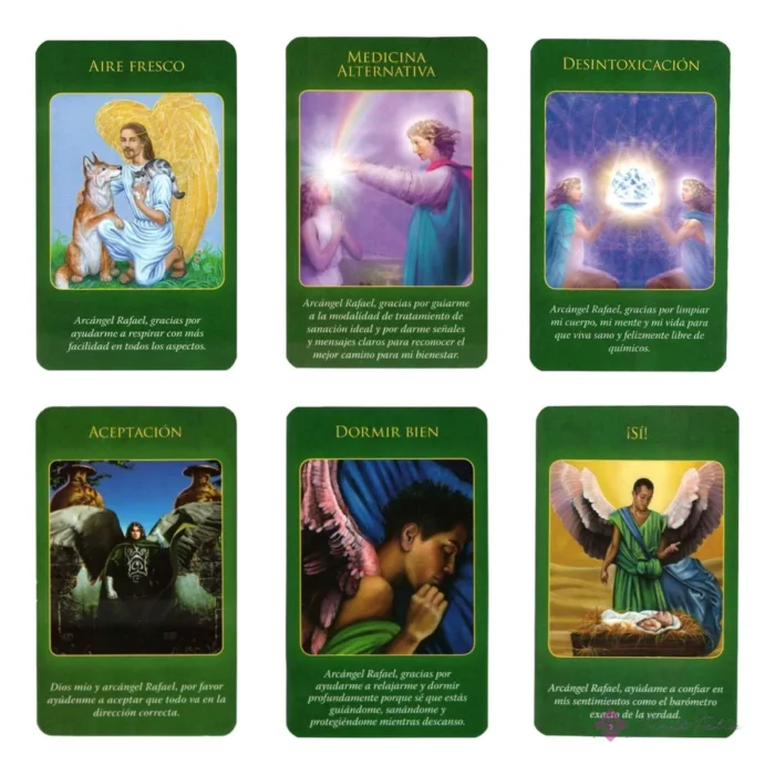 Guía de Sanación Espiritual: Tarot Arcángel Rafael Original